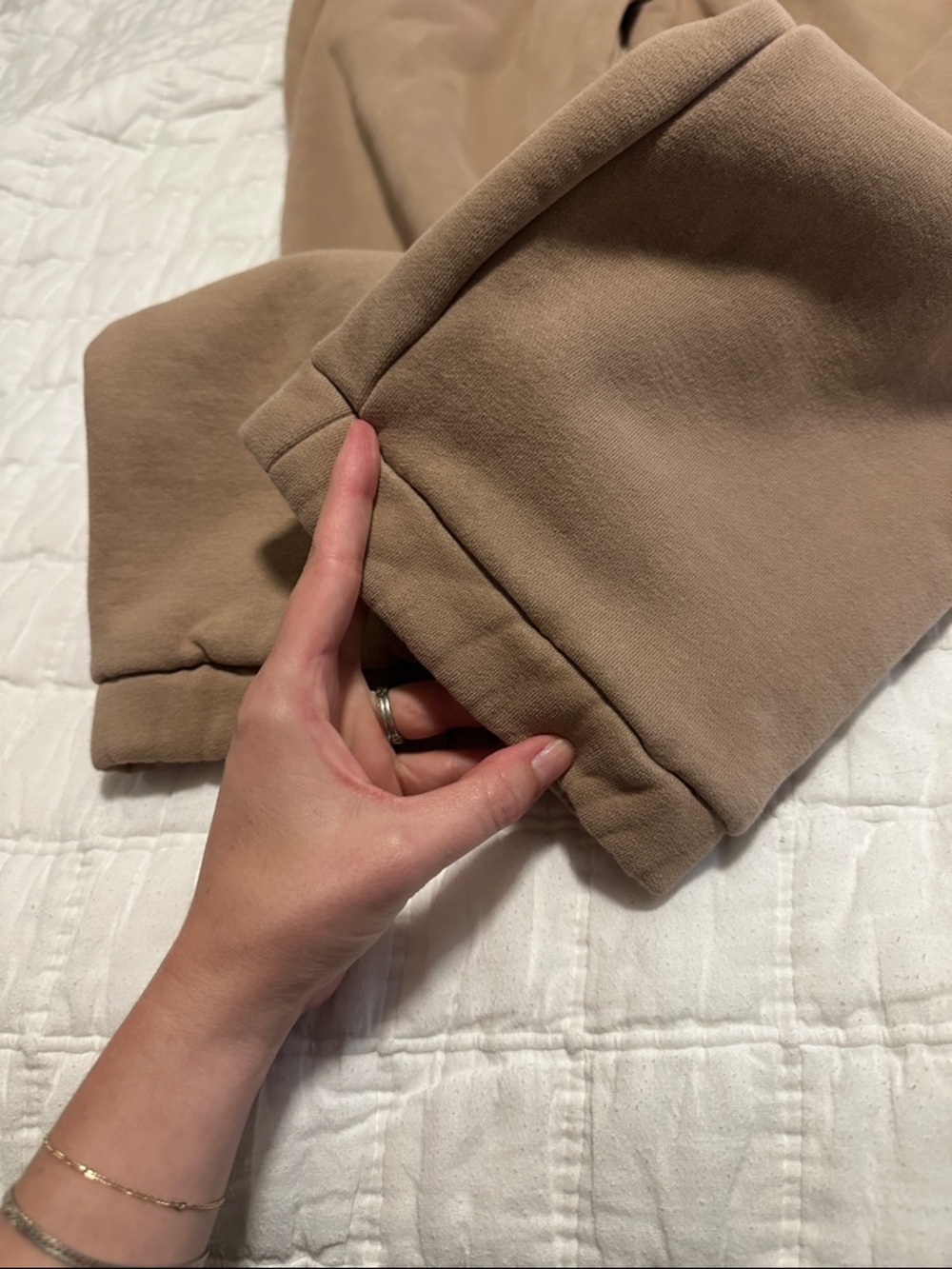 Comfrt Casual Brown Fleece Sweatpants - Picture 4 of 7